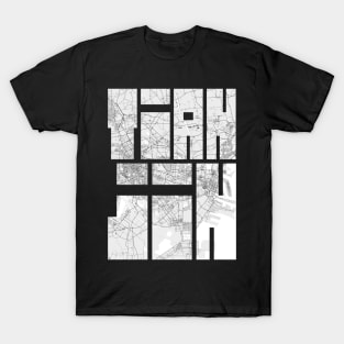 Tianjin, China City Map Typography - Light T-Shirt